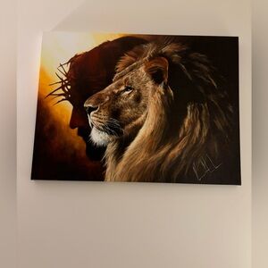 30x40in Hand Embellished canvas print by artist Vanessa Horabuena